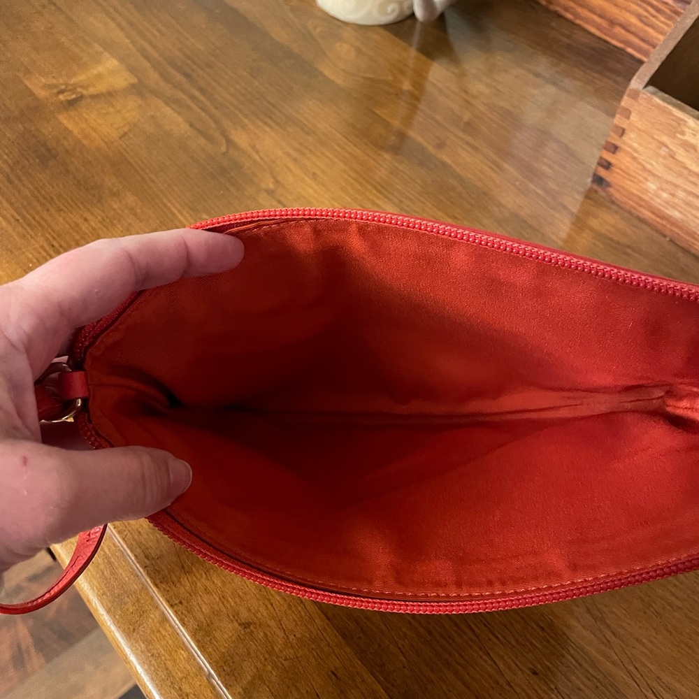 Coach Red Wristlet Clutch - Picture 3 of 3